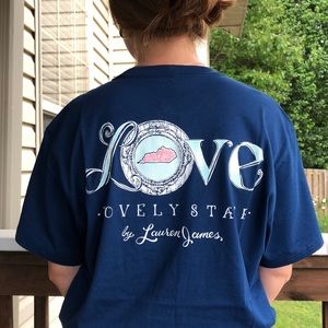NWT- Navy Lauren James Kentucky T-Shirt